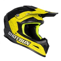 RXT Helmet 762N Sg1 Ultra+ Shotgun Prism Matt Black Grey Yellow