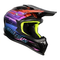 RXT Helmet 762N Sg1 Ultra+ Shotgun Blur Gloss Black Pink