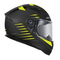 RXT Helmet 825 Street 2 Fuel Matt Carbo Black Fluro