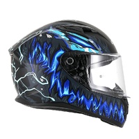 RXT Helmet 825 Street 2 Revenge Matt Black Blue