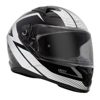 RXT Helmet 825 Street 2 Suzuka Gloss Black White Grey