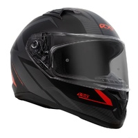 RXT Helmet 825 Street 2 Suzuka Matt Black Grey Red