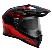 RXT Helmet ADV 65 Gloss Black Red Grey