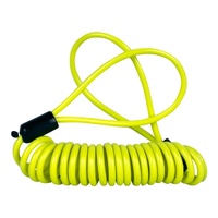 Lok-Up Reminder Cable Yellow 4mmx1.5m Lock Not Included