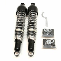 Rear Shock Pair Kawasaki KZ550D 1981 335mm Black