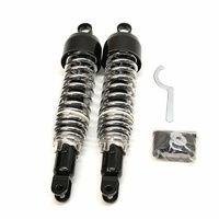 Rear Shock Pair Yamaha SR250 1980-2001 365mm Black