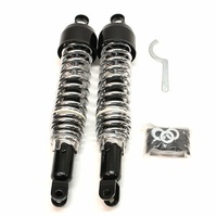 Rear Shock Pair Yamaha CB400 SF Super Four N,P,R,S FII & FIII 1992-1999 340mm Chr