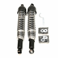 Rear Shock Pair Honda XR500R 1981-1984 405mm Chrome