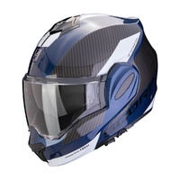 Scorpion Exo Helmet Tech Evo Team Blu Black White