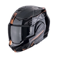 Scorpion Exo Helmet Tech Evo Traveller Black Copper