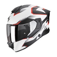 Scorpion Exo Helmet EXO 530 Air Clip Matt White Black Red