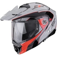 Scorpion Exo Helmet ADX-2 Kamps Grey Red
