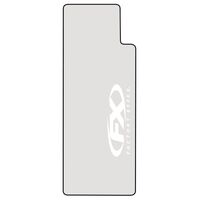 Factory FX Upper Fork Clear With White FX Logo (06-38010)