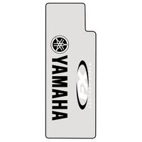 Factory FX Upper Forks Yamaha Clear Upper Forks W/ Black FX Logo (06-38206)