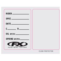 Factory FX Spec Sticker Fork 3 Pack (06-90021)