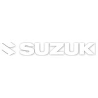 Factory FX Die Cut Sticker 36" Suzuki White (08-94414)