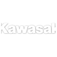 Factory FX Die Cut Sticker 36" Kawasaki White (09-94130)