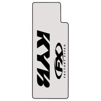 Factory FX Upper Fork Universal Clear With Black Kayaba Logo (10-38002)