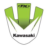 Factory FX Front Fender Sticker for Kawasaki KX250 1993-2002 (14-30118)