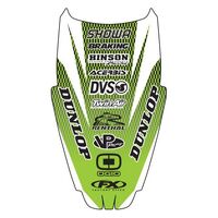 Factory FX Rear Fender Sticker for Kawasaki KX250 1999-2002 (14-32116)