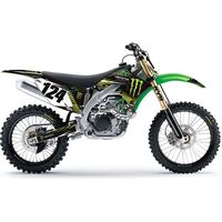 Factory FX Monster Shroud Sticker Kit for Kawasaki KX450F 2012 (15-12130)