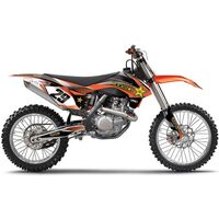 Factory FX Rockstar Shroud Sticker Kit for KTM 250SXF 2013-2014 (17-14528)