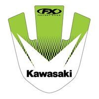 Factory FX Front Fender Sticker for Kawasaki KX85 2014-2020 (17-30114)