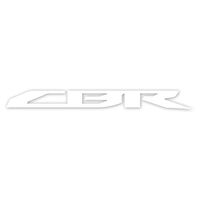 Factory FX Die Cut Sticker 12" Honda CBR White (17-94316)