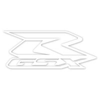 Factory FX Die Cut Sticker 12" Suzuki GSXR White (17-94416)