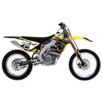 Factory FX Monster Shroud Sticker Kit for Suzuki RM125 2001-2008 (18-12420)