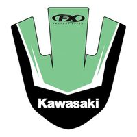 Factory FX Front Fender Sticker for Kawasaki KX500 1993-2002 (19-30118)