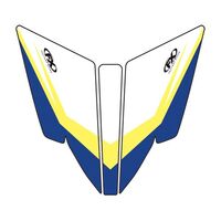 Factory FX Front Fender Sticker for Husqvarna FE350 2014-2015 (19-30620)