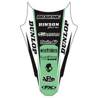 Factory FX Rear Fender Sticker for Kawasaki KX450F 2016-2018 (19-32132)