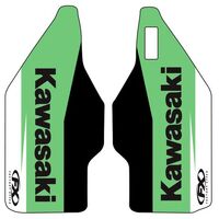 Factory FX Fork Guard Stickers for Kawasaki KX80 1998-2000 (19-40110)