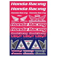 Factory FX OEM Sticker Sheet Honda Racing (22-68332)