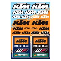 Factory FX OEM Sticker Sheet KTM Racing (22-68532)