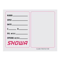 Factory FX Spec Sticker Showa Suspension 3 Pack (22-90022)