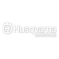 Factory FX Die Cut Sticker 12" Husqvarna White (22-94650)