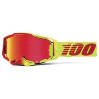 100% Armega Goggles Solaris Hiper Red Mirror Lens