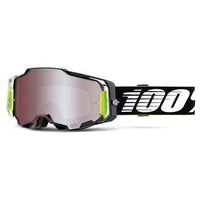 100% Armega Goggles Racr Hiper Silver Mirror Lens