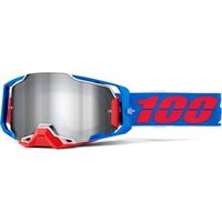 100% Armega Goggles Ironclad-Mirror Sil Lens