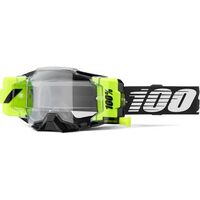 100% Armega FORECAST Goggles Blk-Clear Lens