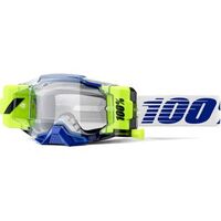 100% Armega FORECAST Goggles Blue - Clear Lens