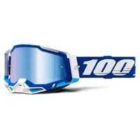 100% Racecraft2 Goggles Blue Mirror Blue Lens