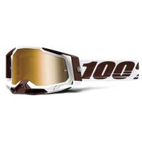 100% Racecraft2 Goggles Snowbird True Gold Lens
