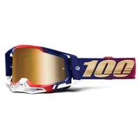 100% Racecraft2 Goggles United True Gold Lens