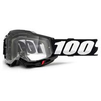 100% Accuri 2 Goggles Black Clear Lens