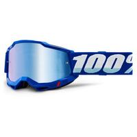 100% Accuri 2 Goggles Blue Mirror Blue Lens