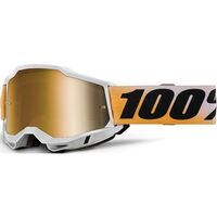 100% ACCURI 2 Goggles Shiv-Mir True Gold Lens
