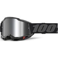 100% ACCURI 2 Goggles Blk-Mirror Silver Lens